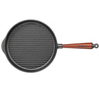 Skeppshult cast iron grill pan 28 cm with a wooden handle