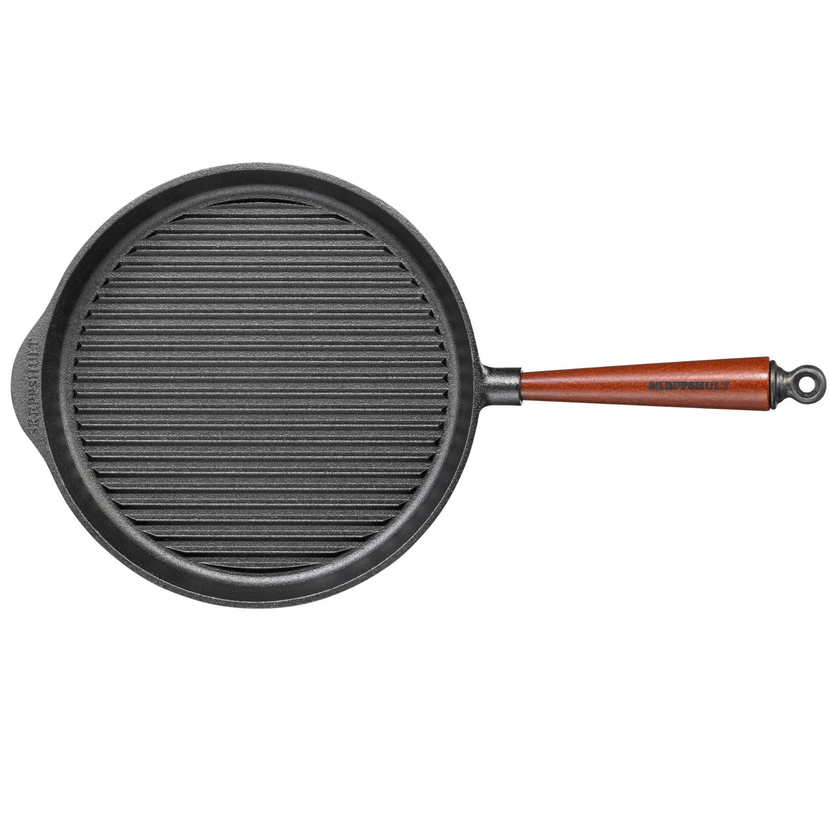 Skeppshult cast iron grill pan 28 cm with a wooden handle