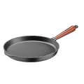 Skeppshult cast iron grill pan 28 cm with a wooden handle
